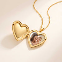 Thumbnail for Heart Photo Locket Necklace