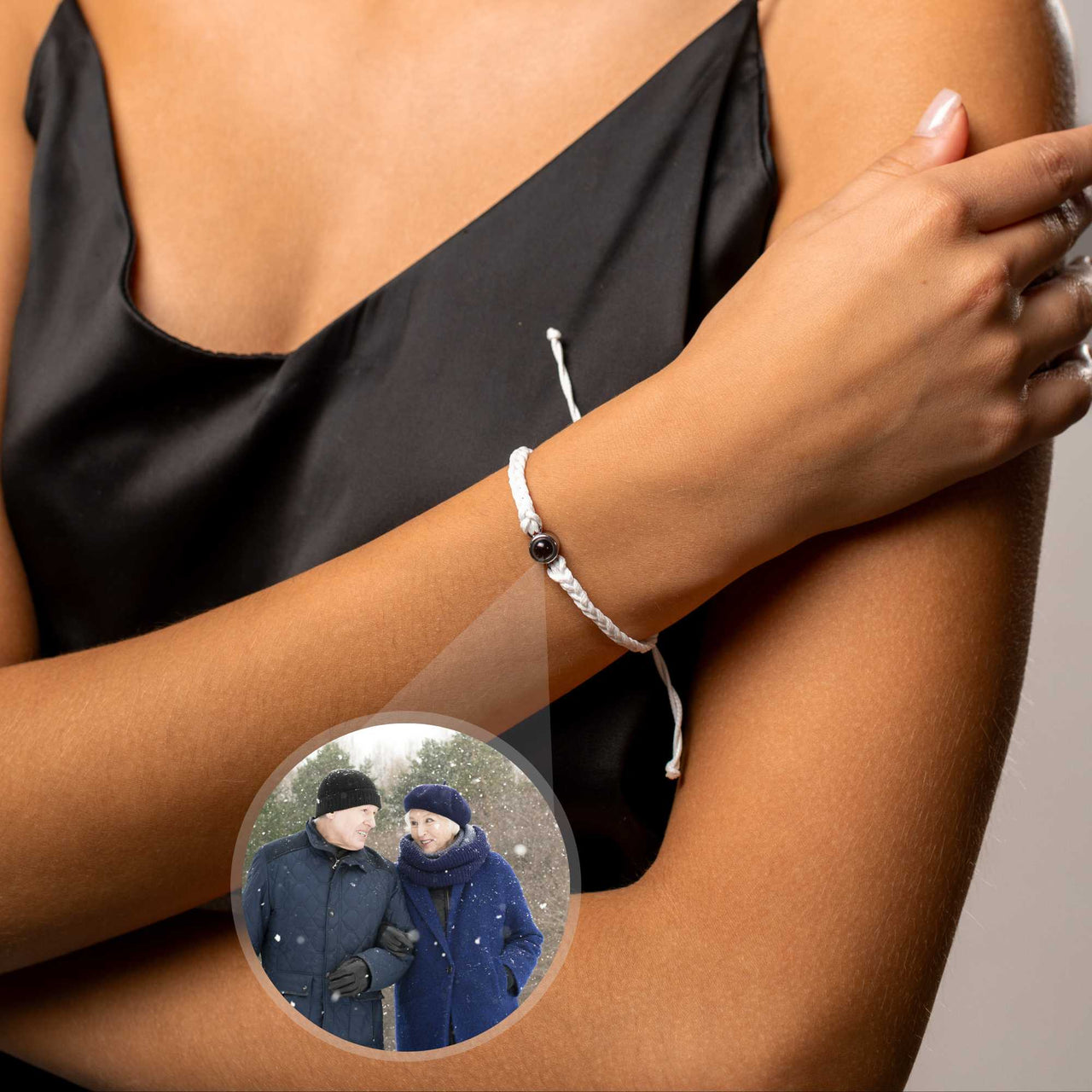 Circle Personalized Photo Bracelet - Personalized Gift - Custom Jewelry For Her & Him - Custom Bracelet Picture - Personalised Photo Gift Bracelet Brother & Sisters