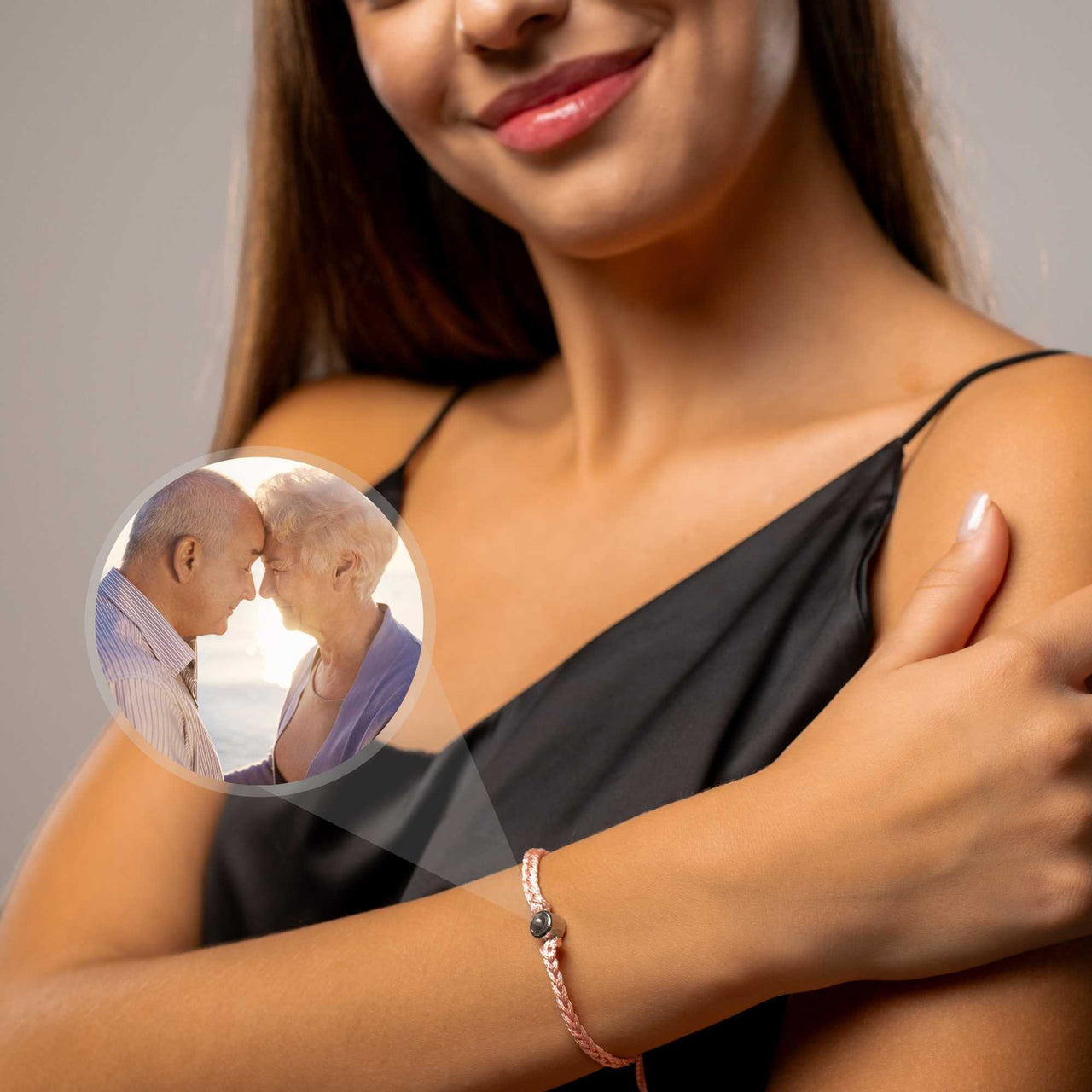 Circle Personalized Photo Bracelet - Personalized Gift - Custom Jewelry For Her & Him - Custom Bracelet Picture - Personalised Photo Gift Bracelet Brother & Sisters