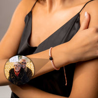 Thumbnail for Circle Personalized Photo Bracelet - Personalized Gift - Custom Jewelry For Her & Him - Custom Bracelet Picture - Personalised Photo Gift Bracelet Brother & Sisters