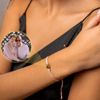 Thumbnail for Circle Personalized Photo Bracelet - Personalized Gift - Custom Jewelry For Her & Him - Custom Bracelet Picture - Personalised Photo Gift Bracelet Brother & Sisters