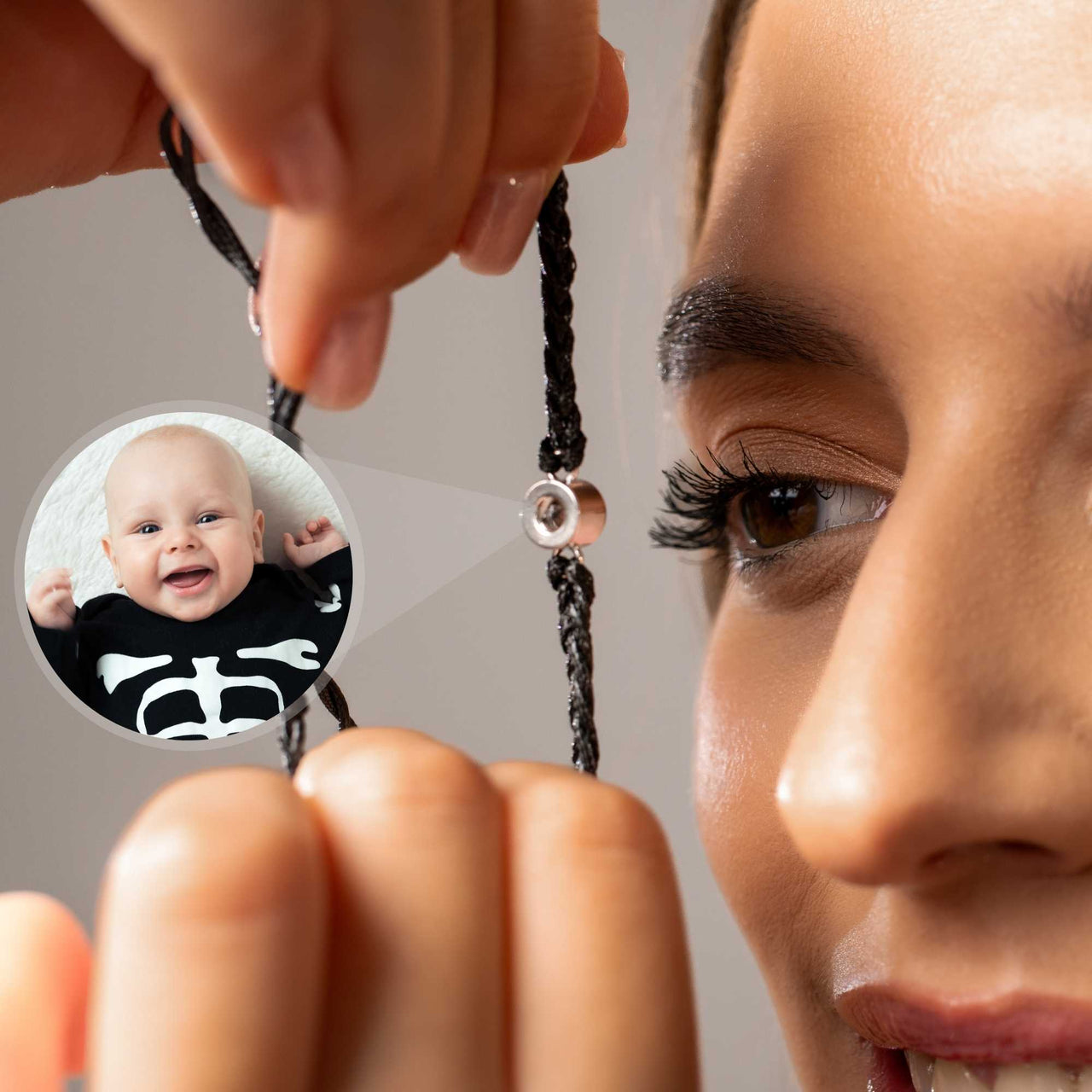Circle Personalized Photo Bracelet - Personalized Gift - Custom Jewelry For Her & Him - Custom Bracelet Picture - Personalised Photo Gift Bracelet Brother & Sisters