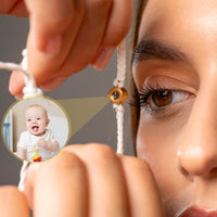 Thumbnail for Circle Personalized Photo Bracelet - Personalized Gift - Custom Jewelry For Her & Him - Custom Bracelet Picture - Personalised Photo Gift Bracelet Brother & Sisters