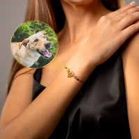 Thumbnail for Diamond Personalized Photo Bracelet - Personalized Gift - Custom Jewelry For Her - Custom Bracelet Picture - Personalised Photo Gift Bracelet Brother & Sisters