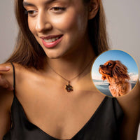 Thumbnail for Dog Photo Necklace - Personalised Necklace - Customised Necklace Necklace Brother & Sisters