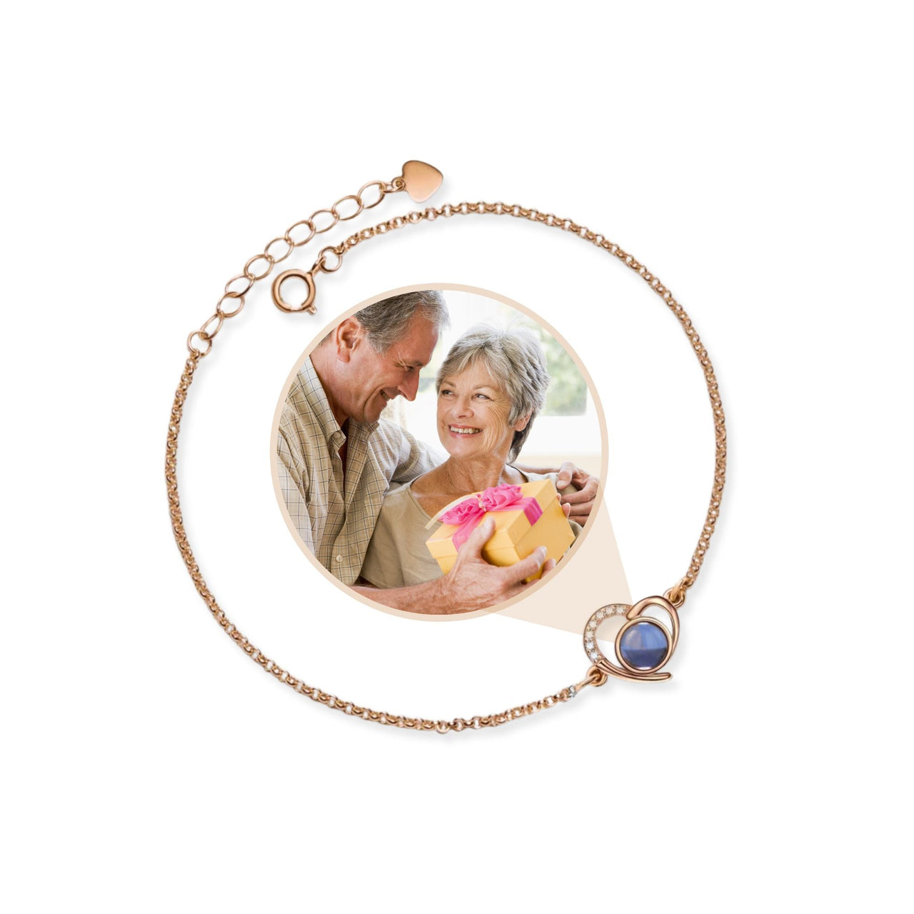 Favorite Photo Bracelet - Personalised Bracelet - Personalised Gift for Women - Womens Bracelet Bracelet Rose Gold Brother & Sisters