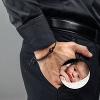 Thumbnail for Man Bracelet - Men's Personalised Bracelet - Classic Personalized Photo Bracelet - Personalized Gift for Men - Custom Jewelry for Him - Custom Bracelet Picture - Personalised Photo Gift Bracelet Brother & Sisters