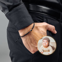 Thumbnail for Man Bracelet - Men's Personalised Bracelet - Classic Personalized Photo Bracelet - Personalized Gift for Men - Custom Jewelry for Him - Custom Bracelet Picture - Personalised Photo Gift Bracelet Brother & Sisters
