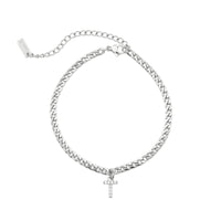Thumbnail for Silver Initial Anklet - Ankle Bracelet - Anklet for Women - Silver Leg Bracelet Anklet T Brother & Sisters