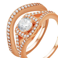 Thumbnail for Engagement ring set — product photo on a white background, silver