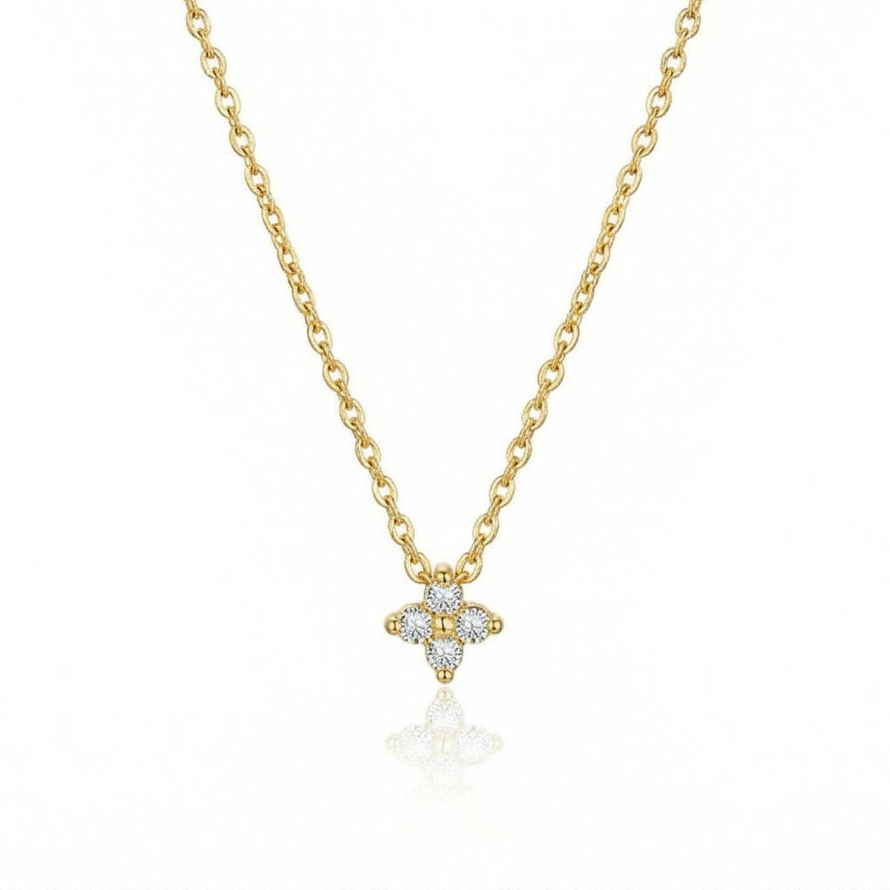 Crystal Flower Necklace