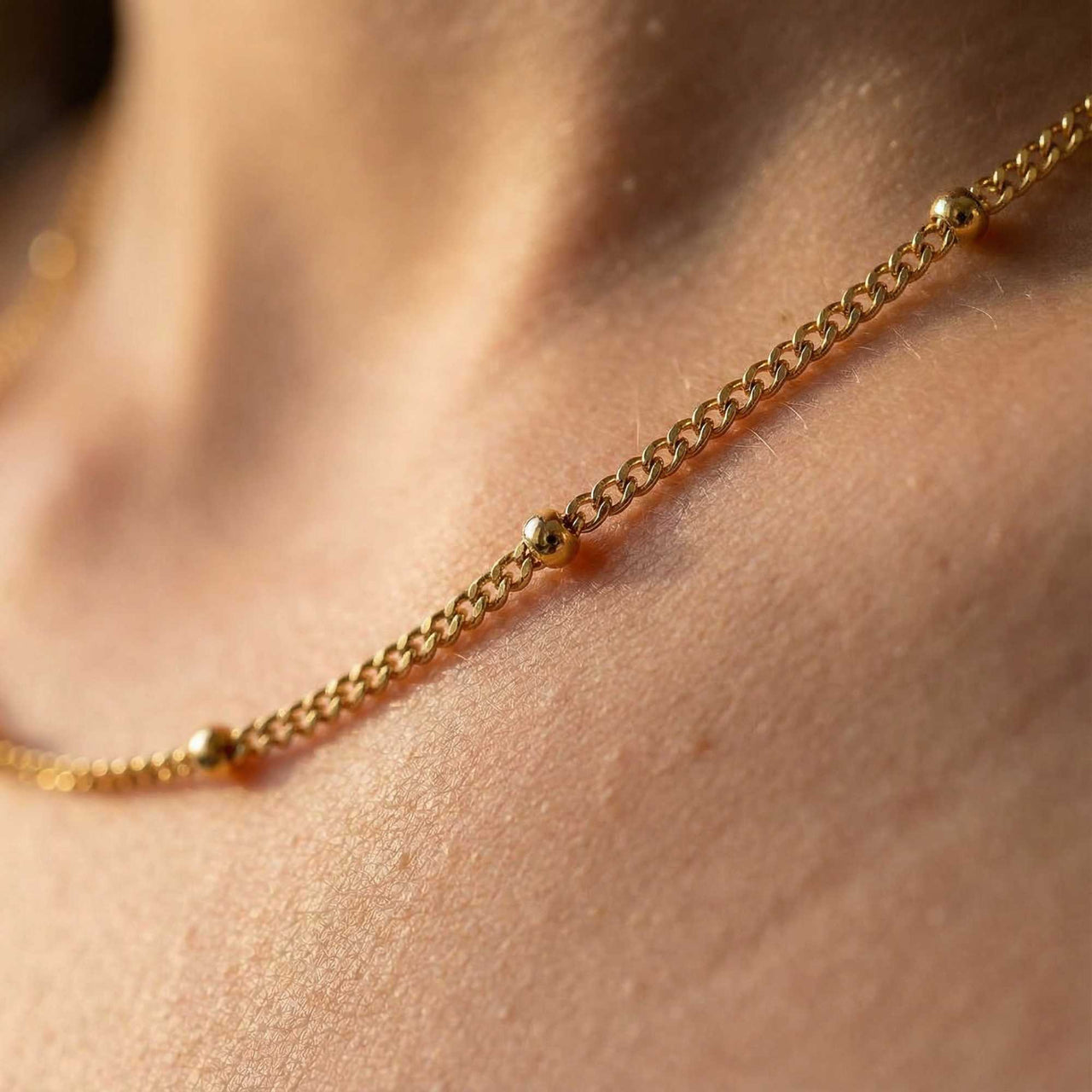 Julia Beaded Chain Necklace