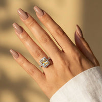 Thumbnail for Silver Rectangle Ring