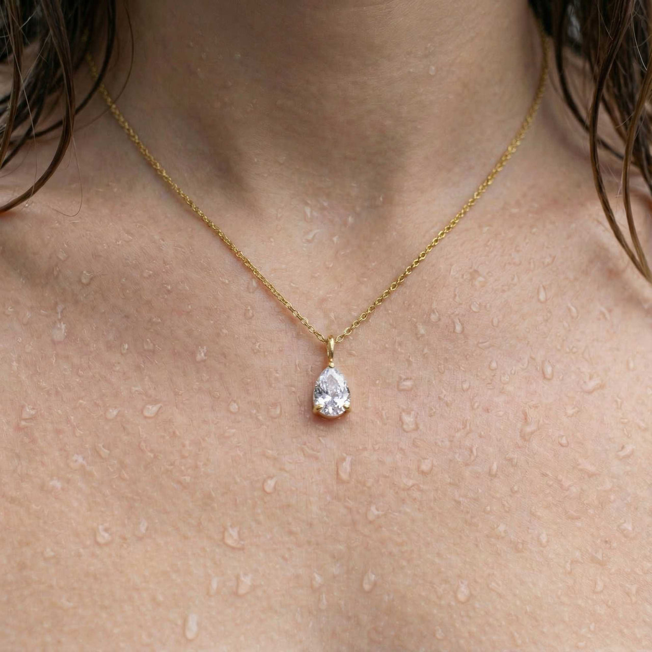 Astra Teardrop Necklace