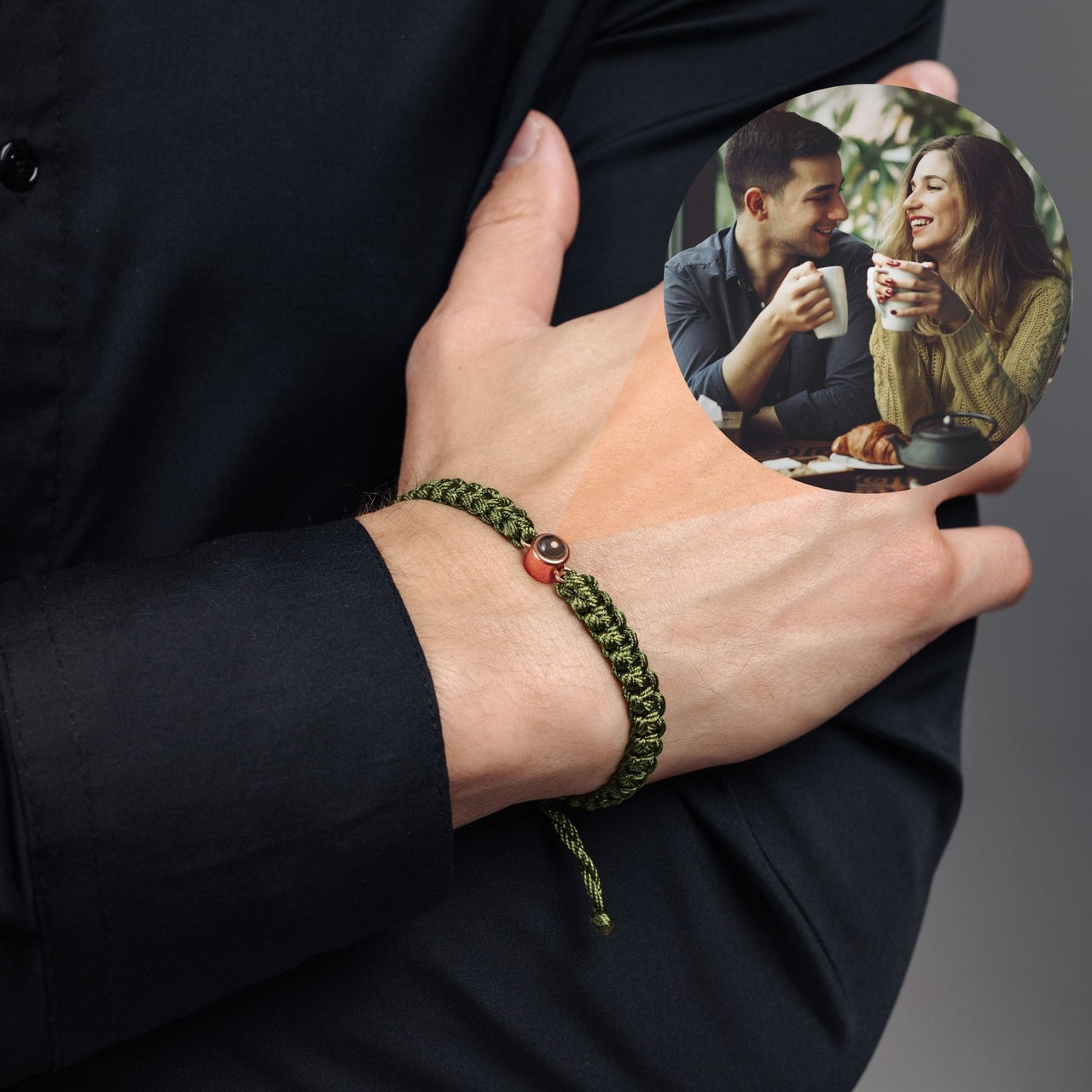 Man Photo Bracelet