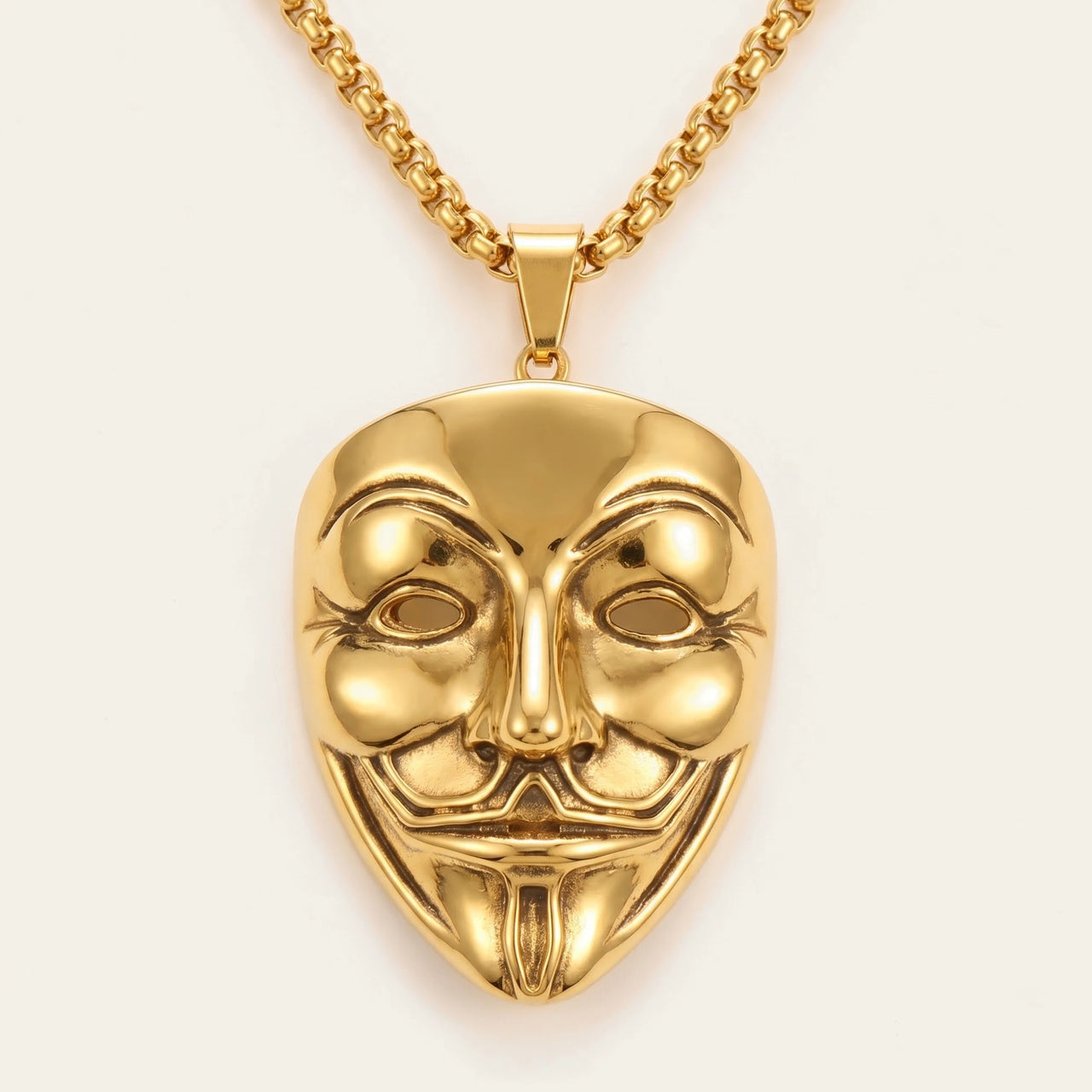 Vendetta Necklace Gold – studio packshot | Brother & Sisters | SKU: Gold