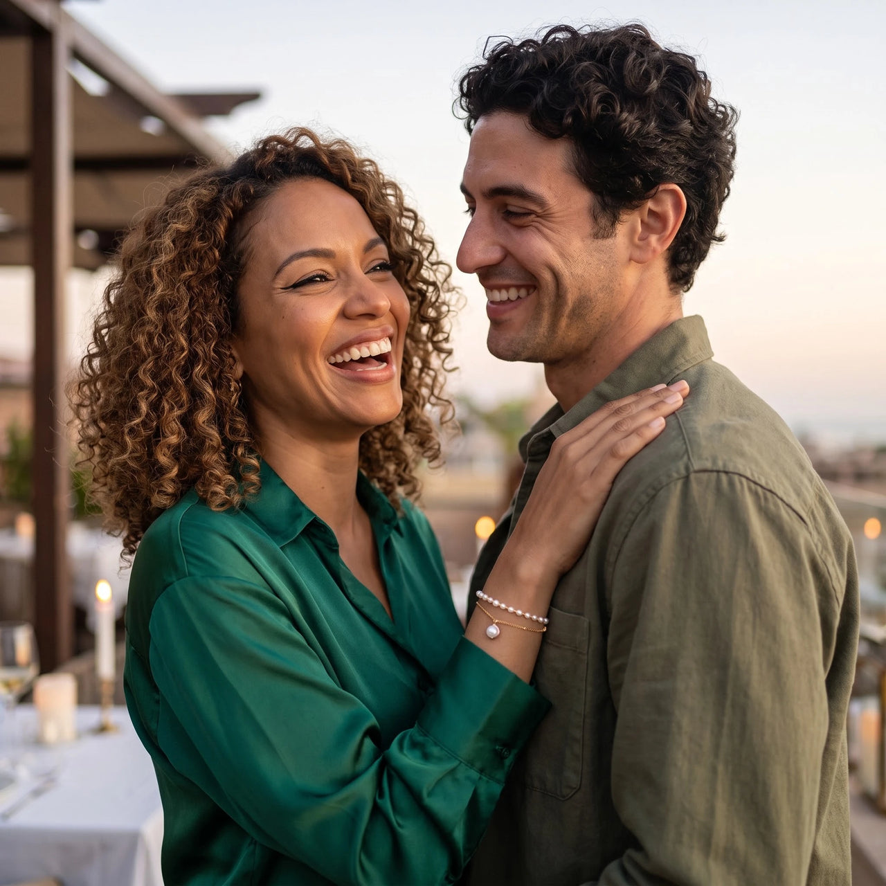 The Pure, gold bracelet — couple | SKU: l-epure