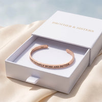 Thumbnail for Love Yourself More And Better, rose gold bracelet — gift box | SKU: lymab-rg